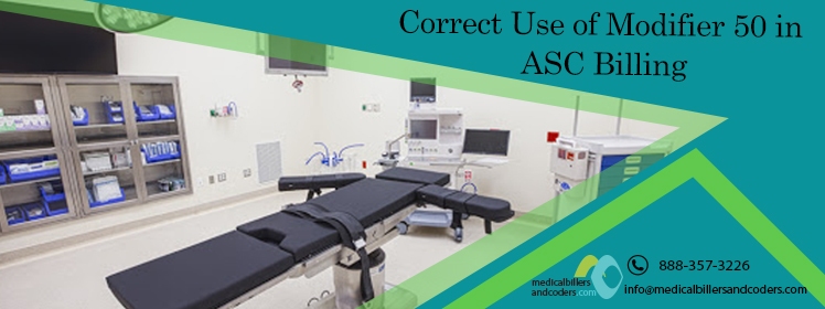 Correct Use of Modifier 50 in ASC Billing