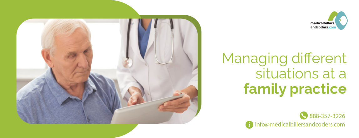 Managing different situations at a family practice